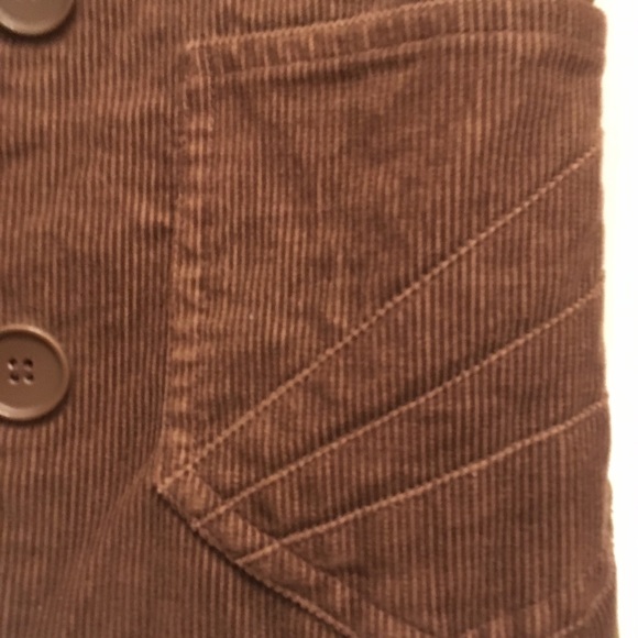 Brown corduroy blazer size 4 - Picture 2 of 4
